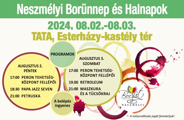 Neszmély Wine Festival and Fish Days