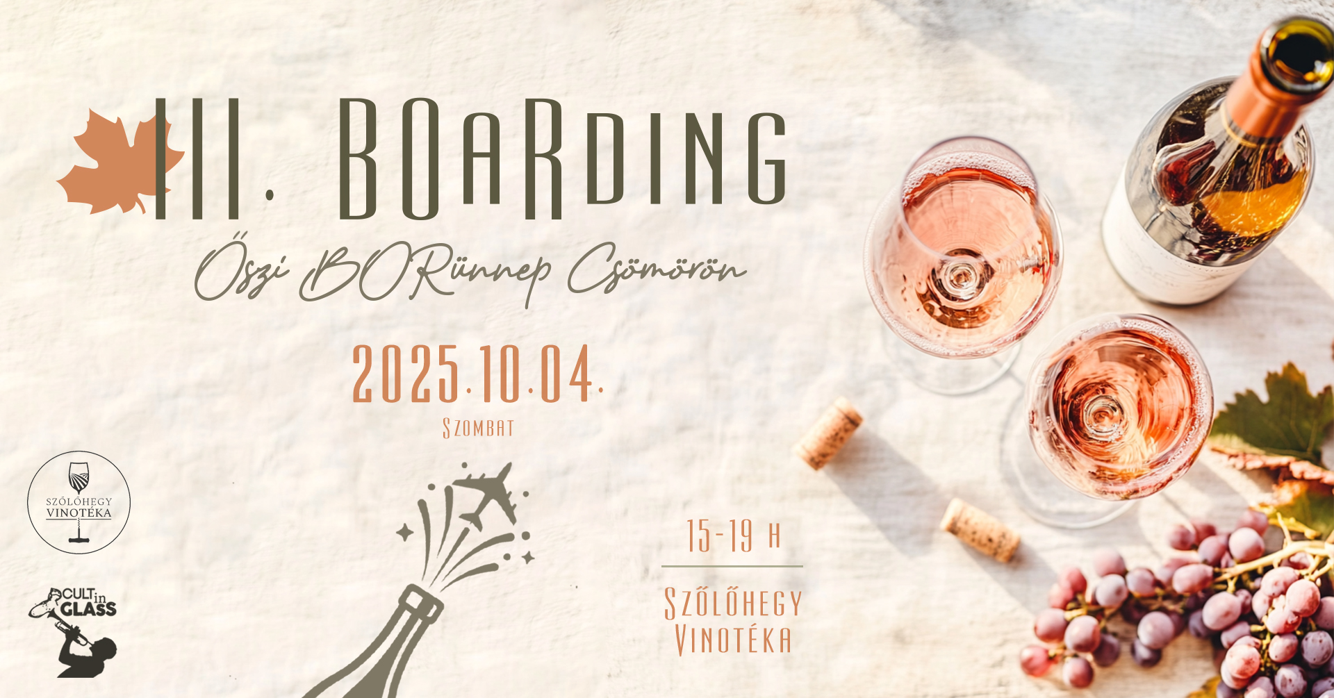 III. BOARDING – Őszi BORünnep Csömörön