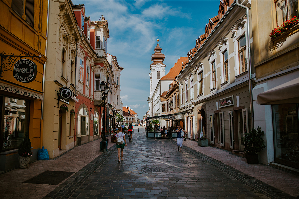 Győr belvárosa