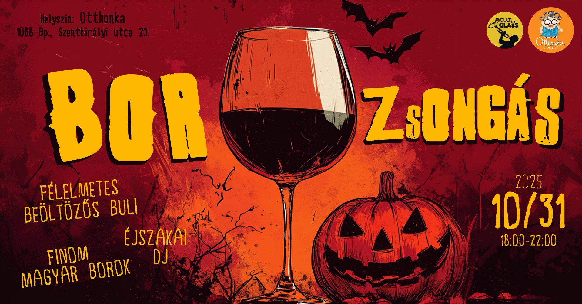 Borzsongás – Kortyolj & Kísérts!