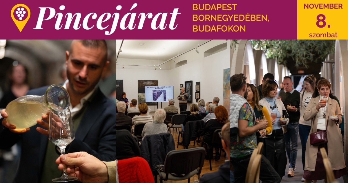 Budafoki pincejárat – november