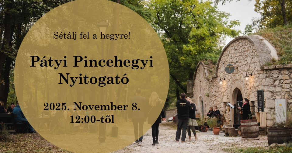 Novemberi Pátyi Pincehegyi Nyitogató