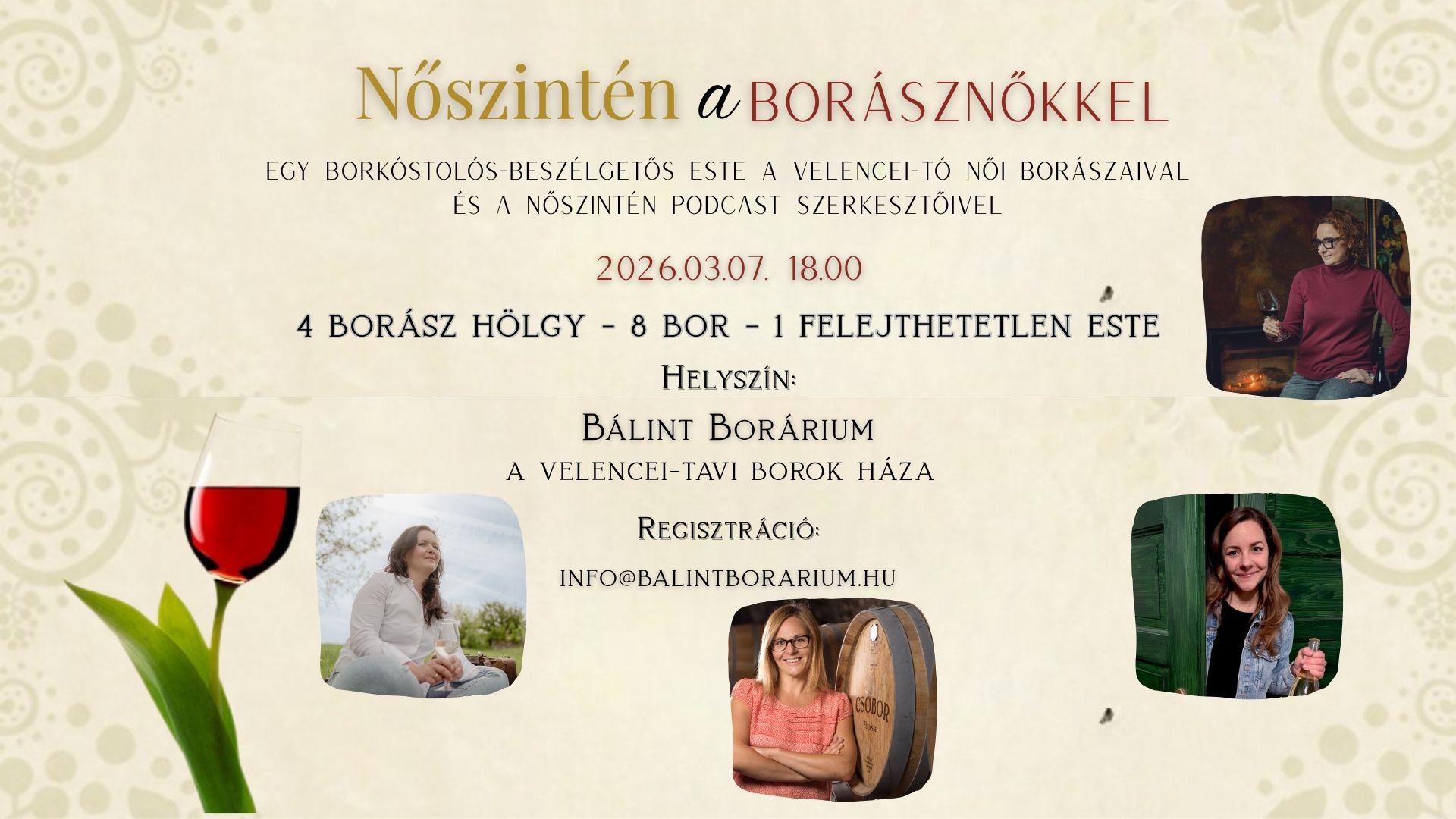 Nőszintén a borásznőkkel