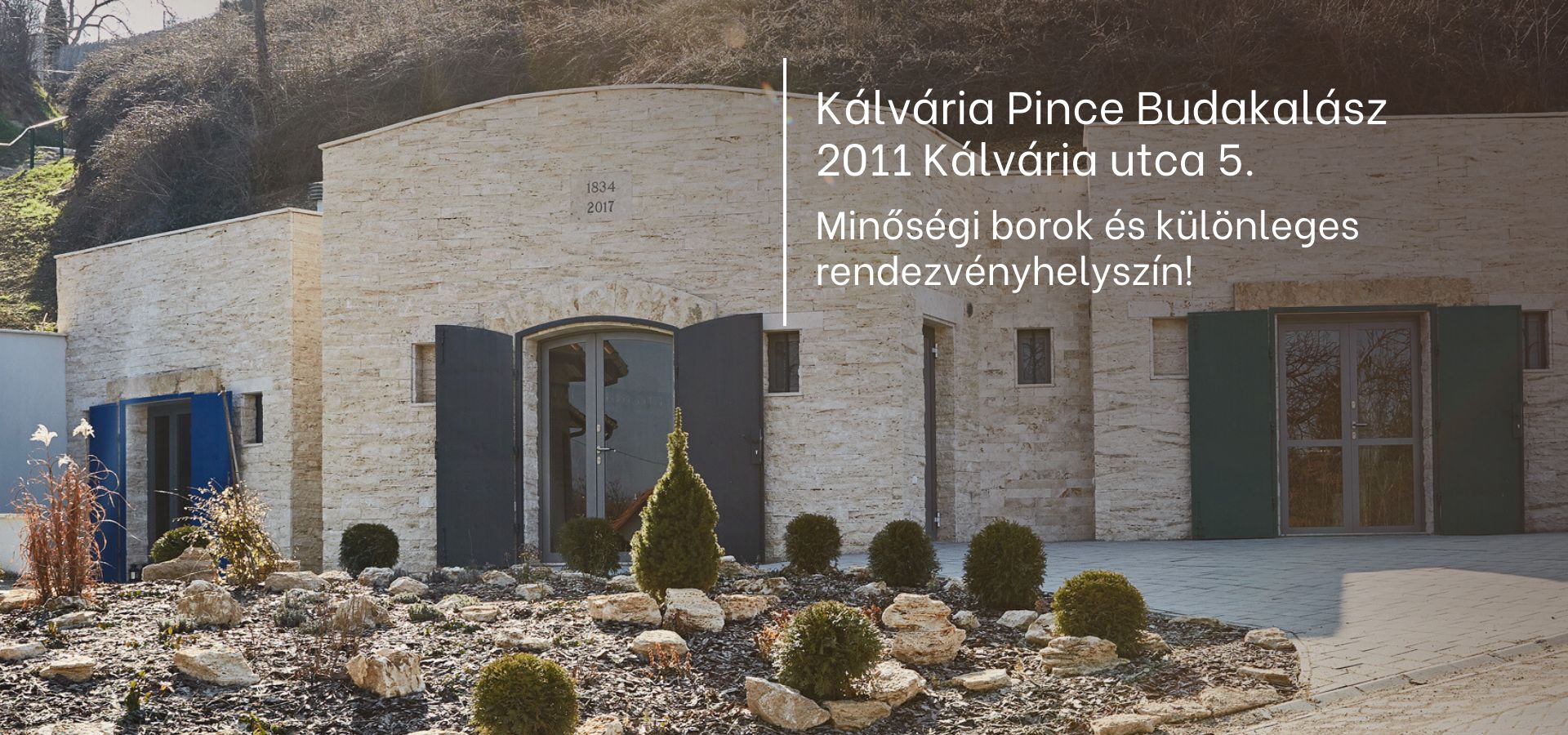 Kálvária Pince Budakalász banner