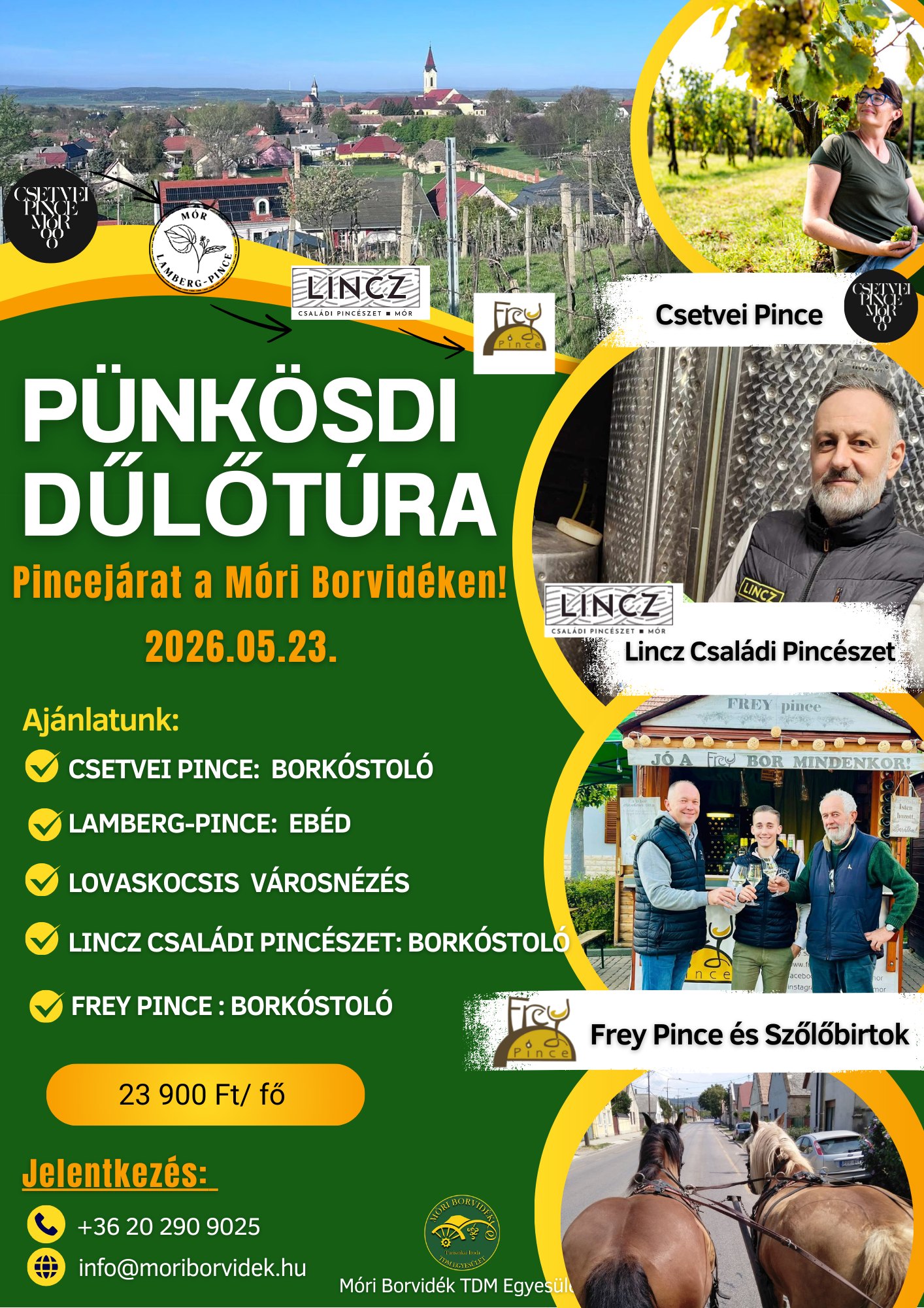 Pünkösdi dűlőtúra Móron flyer